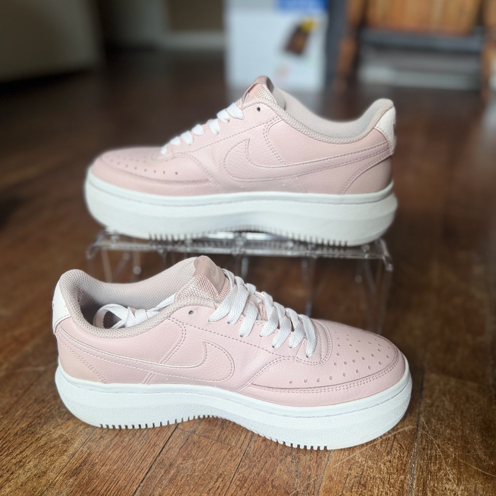 Women’s Nike Court Vision Alta 'Pink Oxford' sz 8.5 - Picture 2 of 13